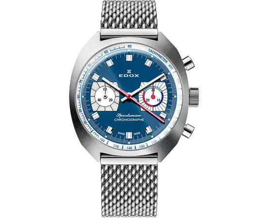 Edox 08202 3BU BUIN Sportsman Limited Automaik Chronoraph 41m 30ATM Mens watch cheap shopping Timeshop24