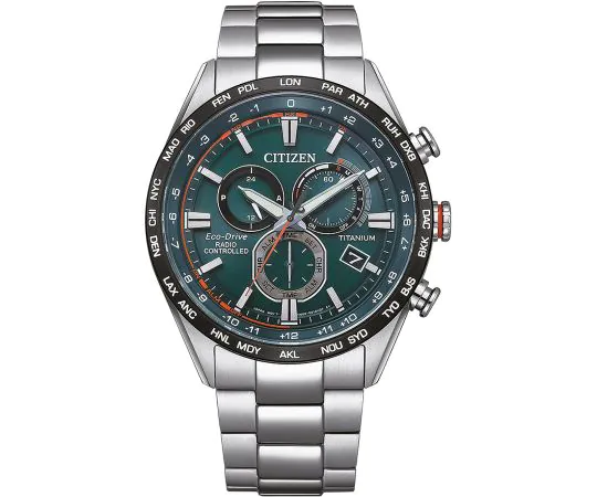 Citizen CB5946 82X Eco Drive Super Titanium Mens Watch 43mm 10ATM