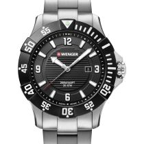 Wenger 01.0641.131 Seaforce diver Mens Watch 43mm 20ATM