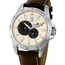 Jacques Lemans 1-1775B Liverpool Automatic Mens Watch 48mm 10 ATM