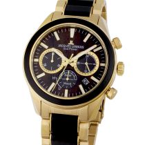 Jacques Lemans 1-2115L Eco Power Wood Mens Watch 44mm 10ATM