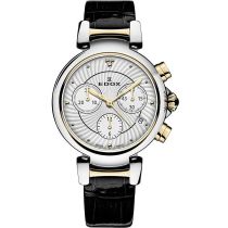 Edox 10220-357RC-AIR LaPassion Chronograph Ladies Watch 35mm 5ATM