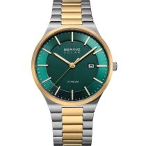 Bering 14439-718 Mens Watch Titanium Solar 39mm 10ATM