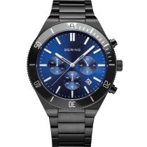 Bering 15043-727 Mens Watch Chronograph 43mm 10ATM