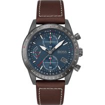 Hugo Boss 1513852 Pilot Edition Chronograph Mens Watch 44mm 5ATM