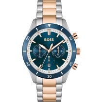 BOSS 1513937 Santiago Chronograph Mens Watch 45mm 5ATM