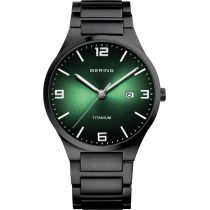 Bering 15240-728 men`s Titanium Mens Watch 40mm 5ATM