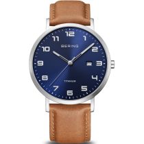 Bering 18640-567 men`s Titanium Mens Watch 40mm 5ATM