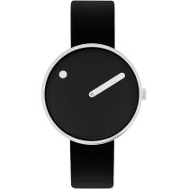 PICTO 34070-4114 Ladies Watch Black and Steel 34mm 5ATM