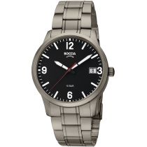 Boccia 3650-03 Men`s Watch Titanium Mens Watch 40mm 10ATM