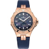 Edox 53020-37RC-NANR Delfin Diver Ladies Watch 38mm 20ATM