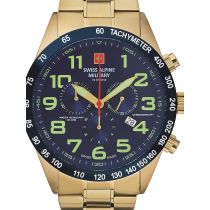 Swiss Alpine Military 7047.9115 Chronograph Mens Watch 45mm 10ATM