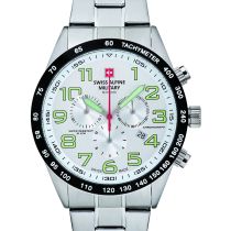 Swiss Alpine Military 7047.9132 Chronograph Mens Watch 43mm 10ATM