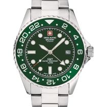 Swiss Alpine Military 7052.1134 GMT diver mens watch 42mm 10ATM