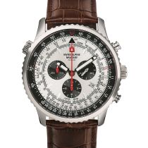 Swiss Alpine Military 7078.9532 Chronograph Mens Watch 45mm 10ATM