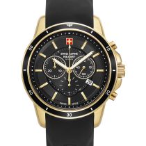 Swiss Alpine Military 7089.9817 Chronograph Mens Watch 44mm 10ATM