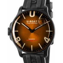 U-Boat 8699/B Darkmoon Brown IPB Soleil Mens Watch 44mm 5ATM