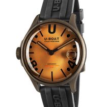 U-Boat 9547 Darkmoon Brown Vintage Mens Watch 40mm 5ATM