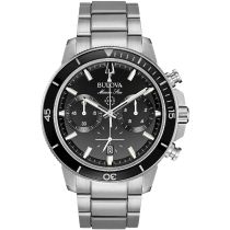 Bulova 96B272 Marine Star Chronograph Mens Watch 45mm 20ATM