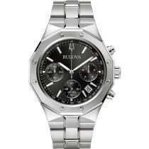 Bulova 96B410 Misc Classic Chronograph Mens Watch 44mm 10ATM