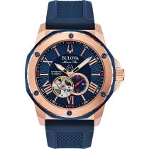 Bulova 98A227 Marine Star Automatic Mens Watch 45mm 20ATM