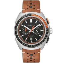 Bulova 98B427 Mens Watch Racer Chronograph 42mm 10ATM