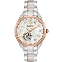 Bulova 98P170 Classic Automatic Ladies Watch 34mm 3ATM