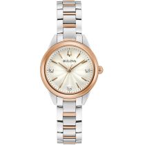 Bulova 98P200 Sutton Ladies Watch 28mm 3ATM