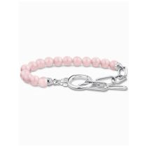 Thomas Sabo A2134-035-9-L19V Silver bracelet w. pink beads