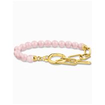 Thomas Sabo A2134-414-9-L19V Vergoldetes Bracelet w. pink Beads