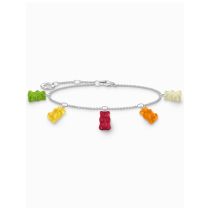 Thomas Sabo A2152-017-7-L19V Silver bracelet w. five coloured Goldbears