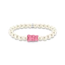 Thomas Sabo A2154-082-9-L15 Gold Bears Pearl Bracelet pink 15 cm