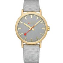 Mondaine A660.30360.80SBU Classic Gray And Gold 40mm 3ATM