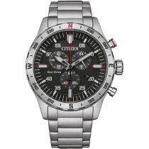 Citizen AT2520-89E Eco-Drive Chronograph mens watch 44mm 10ATM