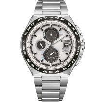 Citizen AT8238-84A Mens Watch Eco-Drive Super-Titanium radio controlled Chronograph 44mm 10ATM  