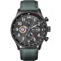 AVI-8 AV-4011-0D Hawker Hurricane Chronograph Mens Watch 42mm 5ATM