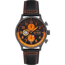 AVI-8 AV-4011-0R Mens Watch Hawker Hurricane Chronograph 42mm 5ATM