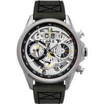 AVI-8 AV-4065-01 Hawker Harrier Chronograph Mens Watch 45mm 5ATM