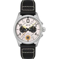 AVI-8 AV-4089-0B Mens Watch Spitfire Lock Chronograph 42mm 5ATM