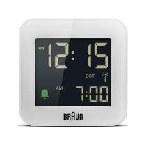 Braun BC08W-DCF digital radio controlled alarm clock