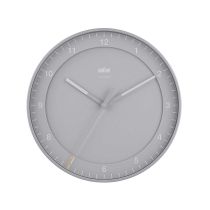 Braun BC17G-DCF Classic Radio Controlled Wall Clock 30 cm Gray