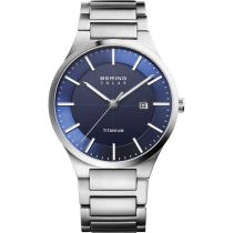 Bering 15239-777 solar Mens Watch 39mm 10ATM