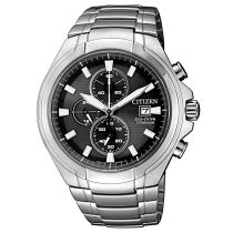 Citizen CA0700-86E Eco-Drive Super-Titanium Chronograph Mens Watch 