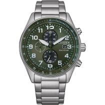 Citizen CA0770-72X Eco-Drive Chronograph mens watch 43mm 10ATM