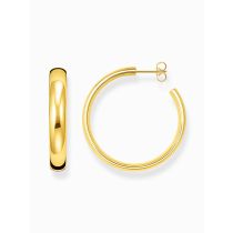 Thomas Sabo CR640-413-39 Gold-plated hoop earrings Chunky 36 mm 