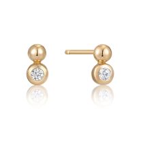 ANIA HAIE Ear Studs Spaced Out E045-01G-CZ