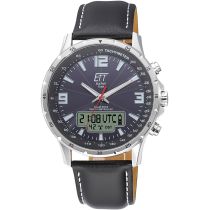 ETT EGS-11550-21L Solar Drive Radio Controlled Professional Mens Watch 43mm 