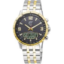 ETT EGS-11553-21M Solar Drive Radio Controlled Professional Mens Watch 43mm