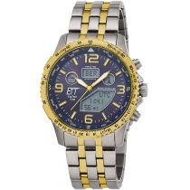 ETT EGT-11576-31M Mens Watch Solar Titan Radio-Controlled 43mm 10ATM