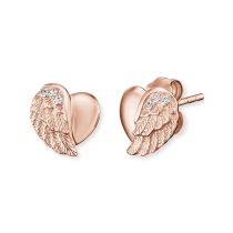 Engelsrufer Ear Studs Heart Wings ERE-LILHEARTWING-STR